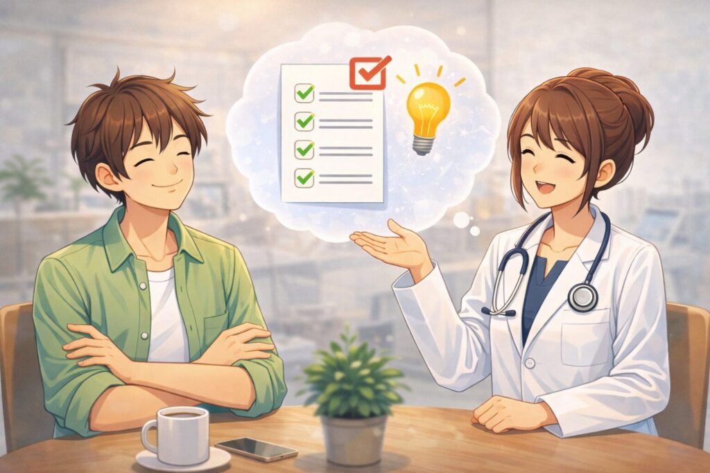 ヒゲ脱毛で迷わない機械選びの考え方をまとめたイメージ