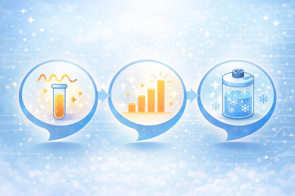 ヒゲ脱毛で重要な機械性能3つ(波長・出力・冷却)をわかりやすく表したイラスト