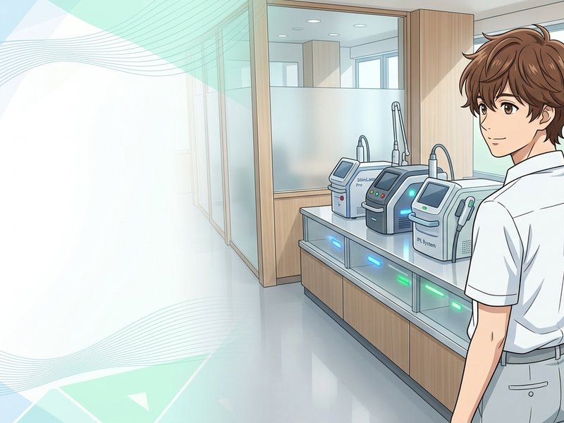 複数波長・複数方式に対応したヒゲ脱毛クリニックを説明する見出し画像